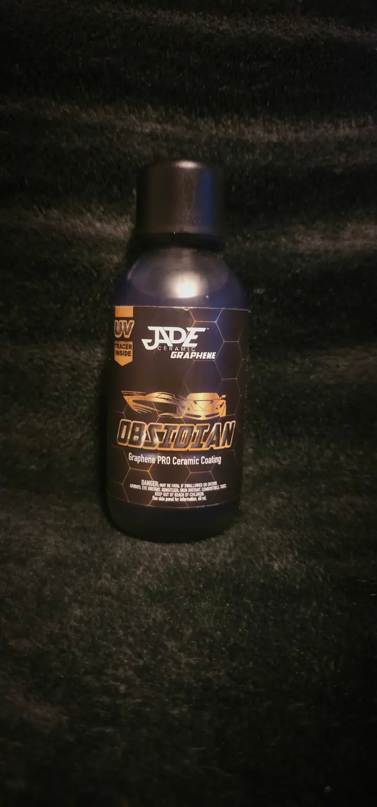 Jade Graphene PRO ceramic coating, the product Josh is certified in