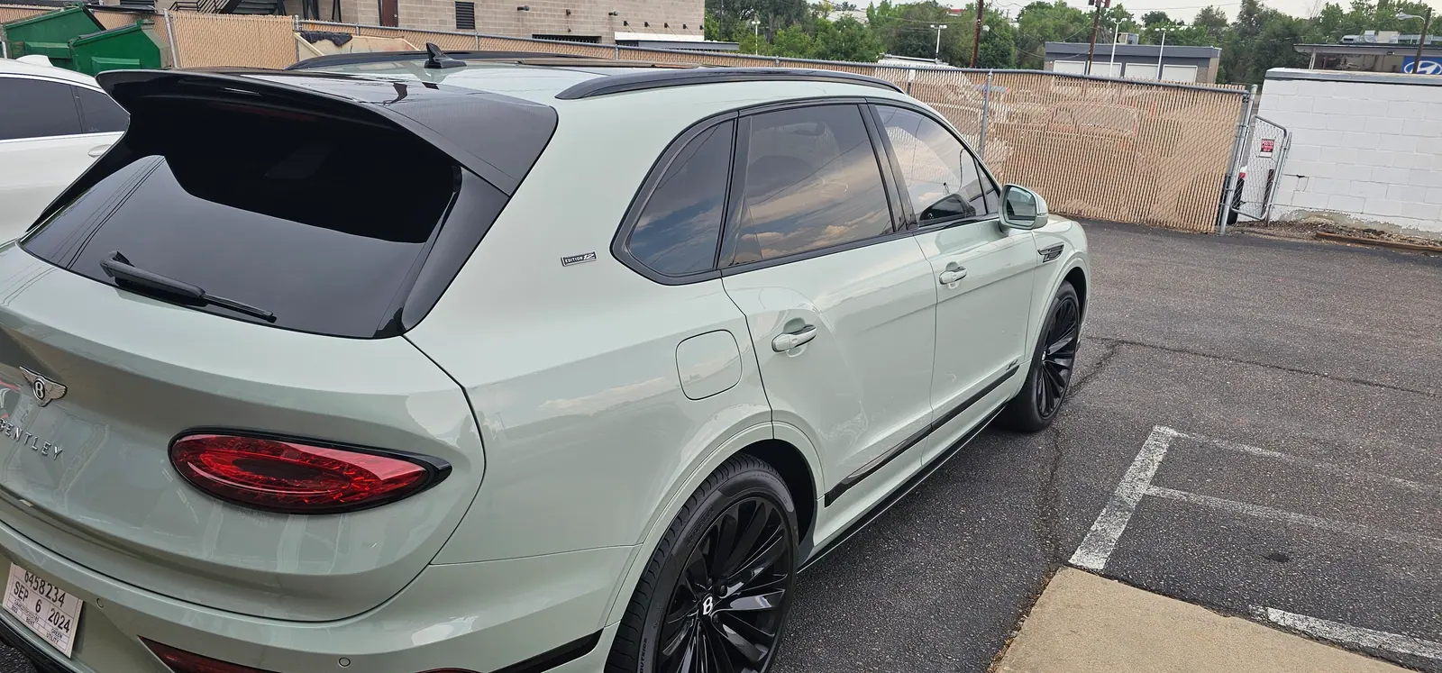 Bentley Bentayga after a full detail